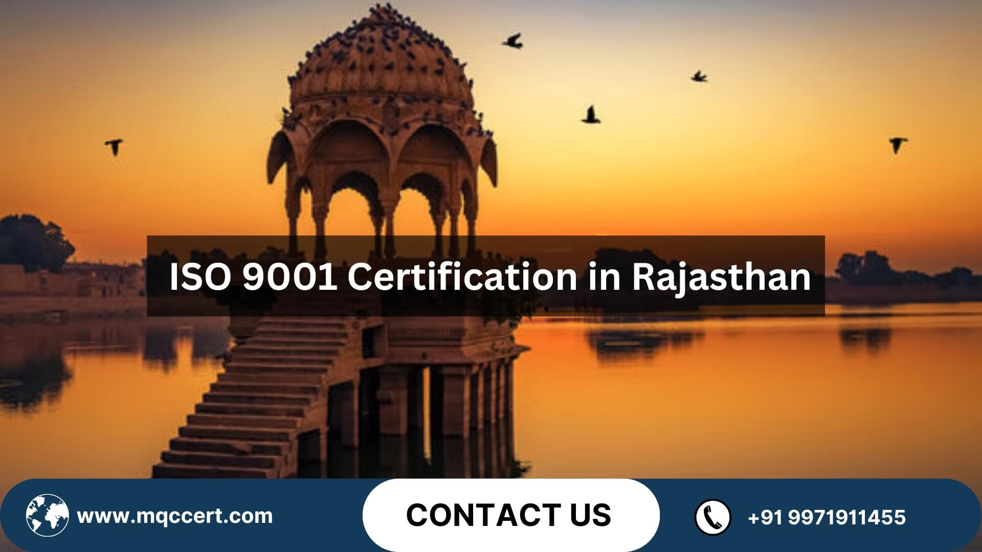 ISO 9001 Certification in Rajasthan